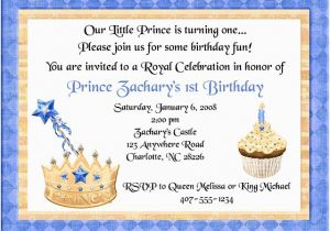 Prince 1st Birthday Invitations Prince Birthday Party Invitations Prince 1st Birthday