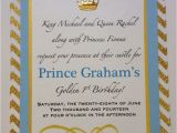 Prince 1st Birthday Invitations Prince theme Birthday Invitation