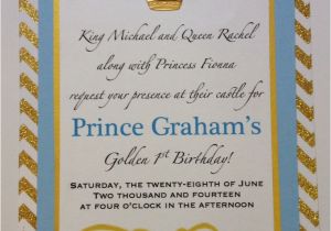 Prince 1st Birthday Invitations Prince theme Birthday Invitation