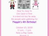 Prince and Princess Birthday Party Invitations Princess Prince Birthday Party Invitations