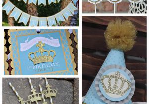 Prince Decorations for Birthday Boy Little Prince 1st Birthday Party Decorations Boutique 5