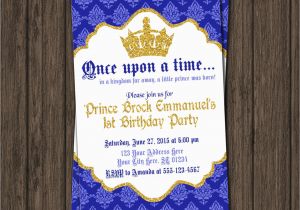 Prince First Birthday Invitations Prince Birthday Invitation First Birthday Invitations