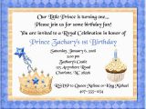 Prince First Birthday Invitations Prince Birthday Party Invitations Prince 1st Birthday