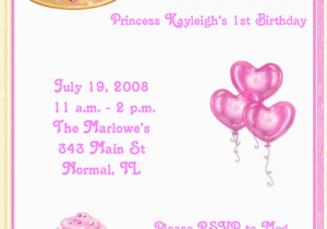 Princess 1st Birthday Invitation Wording 1st Pink Princess Birthday Party Invitations
