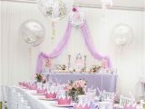 Princess Birthday Party Table Decorations Kara 39 S Party Ideas Elegant Purple Princess Birthday Party