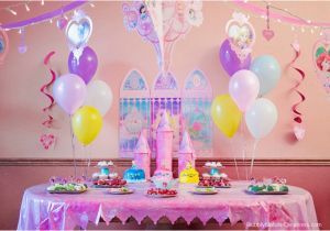 Princess Birthday Party Table Decorations Kids Party Disney Princesses the Mama Report