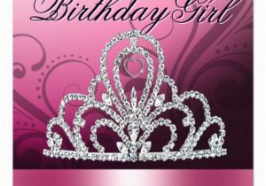 Princess Crown for Birthday Girl Princess Tiara Birthday Girl Pink 5 25×5 25 Square Paper