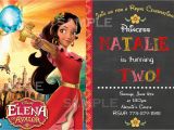 Princess Elena Birthday Invitations Chalkboard Disney Princess Elena Of Avalor Birthday