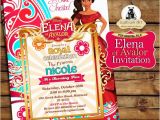 Princess Elena Birthday Invitations Elena Of Avalor Invitation Elena Of Avalor Birthday Elena Of