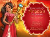 Princess Elena Birthday Invitations Elena Of Avalor Invitations Princess General Prints