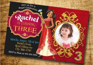 Princess Elena Birthday Invitations Princess Elena Invitations Princess Elena Birthday Party