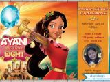 Princess Elena Birthday Invitations Princess Elena Of Avalor Birthday Invitation Disney