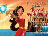 Princess Elena Birthday Invitations Princess Elena Of Avalor Birthday Invitations Design