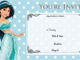 Princess Jasmine Birthday Party Invitations Free Printable Princess Jasmine Disney Birthday Invitation