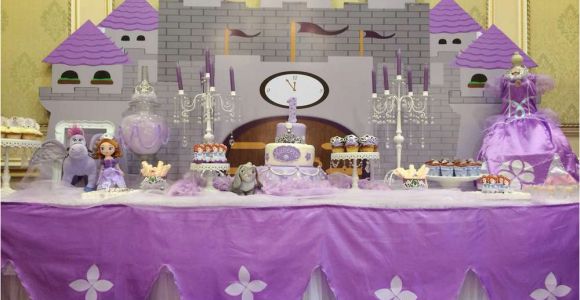Princess sofia Birthday Decorations Princess sofia Birthday Party Ideas Photo 1 Of 36