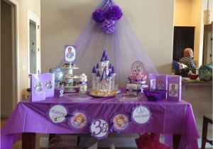 Princess sofia Birthday Party Decorations sofia the First Birthday Party Ideas Photo 9 Of 13