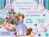Princess sofia Birthday Party Invitations Princess sofia Birthday Invitations Ideas Bagvania Free
