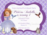 Princess sofia Birthday Party Invitations Princess sofia Party Invitations Home Party Ideas