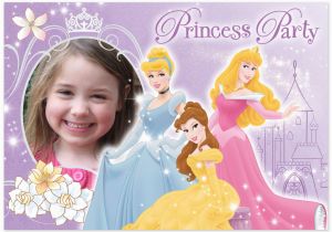 Princess themed Birthday Invitation Cards Disney Princess Birthday Party Invitations Cimvitation