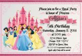 Princess themed Birthday Invitation Cards Disney Princess for Girl Birthday Invitations Ideas