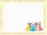 Princess themed Birthday Invitation Cards Disney Princesses Birthday Invitations Disney Princess