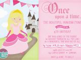 Princess themed Birthday Invitation Cards Princess Birthday Party Invitations Printable Invites