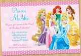 Princess themed Birthday Invitation Cards Princess Invitation Disney Princess Invitation Birthday