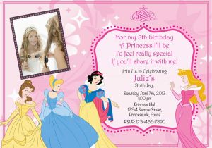 Princess themed Birthday Invitation Cards Unique Ideas for Princess Birthday Invitations Egreeting