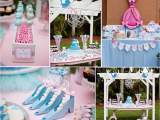 Princess themed Birthday Party Decorations Kara 39 S Party Ideas Disney Princess Cinderella Girl 1st