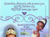 Princess Tiana Birthday Invitations Princess and the Frog Birthday Invitations Princess Tiana