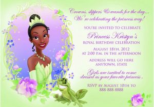 Princess Tiana Birthday Invitations Princess and the Frog Birthday Party Printables Omg