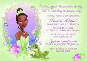 Princess Tiana Birthday Invitations Princess and the Frog Birthday Party Printables Omg