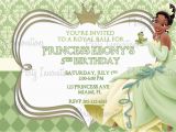 Princess Tiana Birthday Invitations Princess Tiana Invitations Free Princess Tiana Party