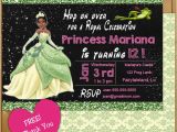 Princess Tiana Birthday Invitations Tiana Invitation Princess Tiana Party Invitation Princess