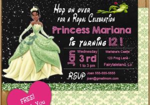 Princess Tiana Birthday Invitations Tiana Invitation Princess Tiana Party Invitation Princess
