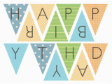 Print A Happy Birthday Banner Free Birthday Banner Girls Printables Google Kereses