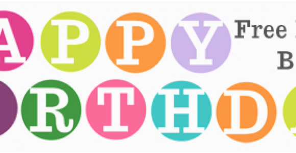 Print at Home Happy Birthday Banner Free Printable Happy Birthday Banner Archives Karen