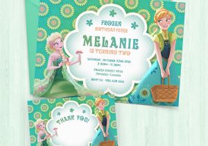 Print Birthday Invitations at Home Free Printable Frozen Fever Birthday Invitation with Free Thank