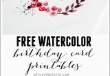 Print Free Birthday Cards Free Watercolor Birthday Card Printables Capturing Joy