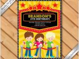 Print Off Birthday Cards 50 Off Sale Movie Night Invitation Printable Birthday