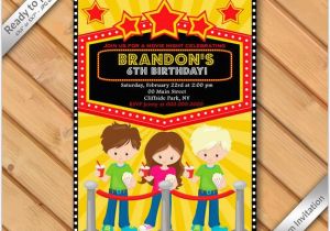 Print Off Birthday Cards 50 Off Sale Movie Night Invitation Printable Birthday