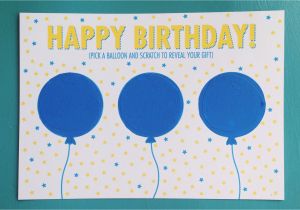 Print Off Birthday Cards Diy Birthday Scratch Off Card Free Printable