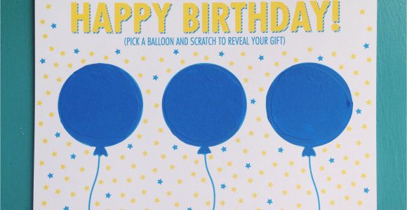 Print Off Birthday Cards Diy Birthday Scratch Off Card Free Printable