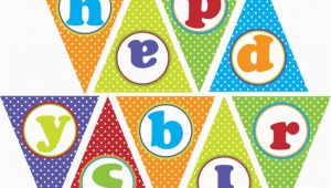 Print Your Own Happy Birthday Banner Happy Birthday Banner Fiesta Print Your Own