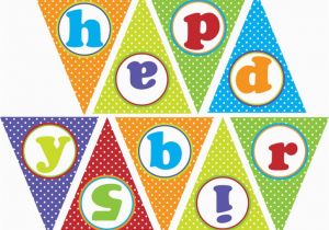 Print Your Own Happy Birthday Banner Happy Birthday Banner Fiesta Print Your Own