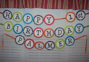 Print Your Own Happy Birthday Banner Make Your Own Birthday Banner 1st Birthday Birthdays