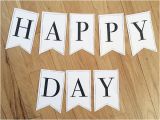 Print Your Own Happy Birthday Banner Printable Classic Alphabet Banner Pennants Birthday