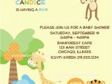 Print Yourself Birthday Invitations Baby Shower Invitation Zoo Baby Jungle Invite Digital