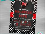 Print Yourself Birthday Invitations Minnie Mouse Invitation Minnie Mouse Printable Invitation