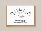 Printable Adult Birthday Cards Birthday Card Printable for Adults Him Her Shining Brighter